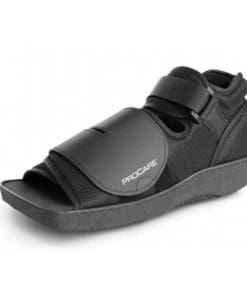 Squared toe post op shoe